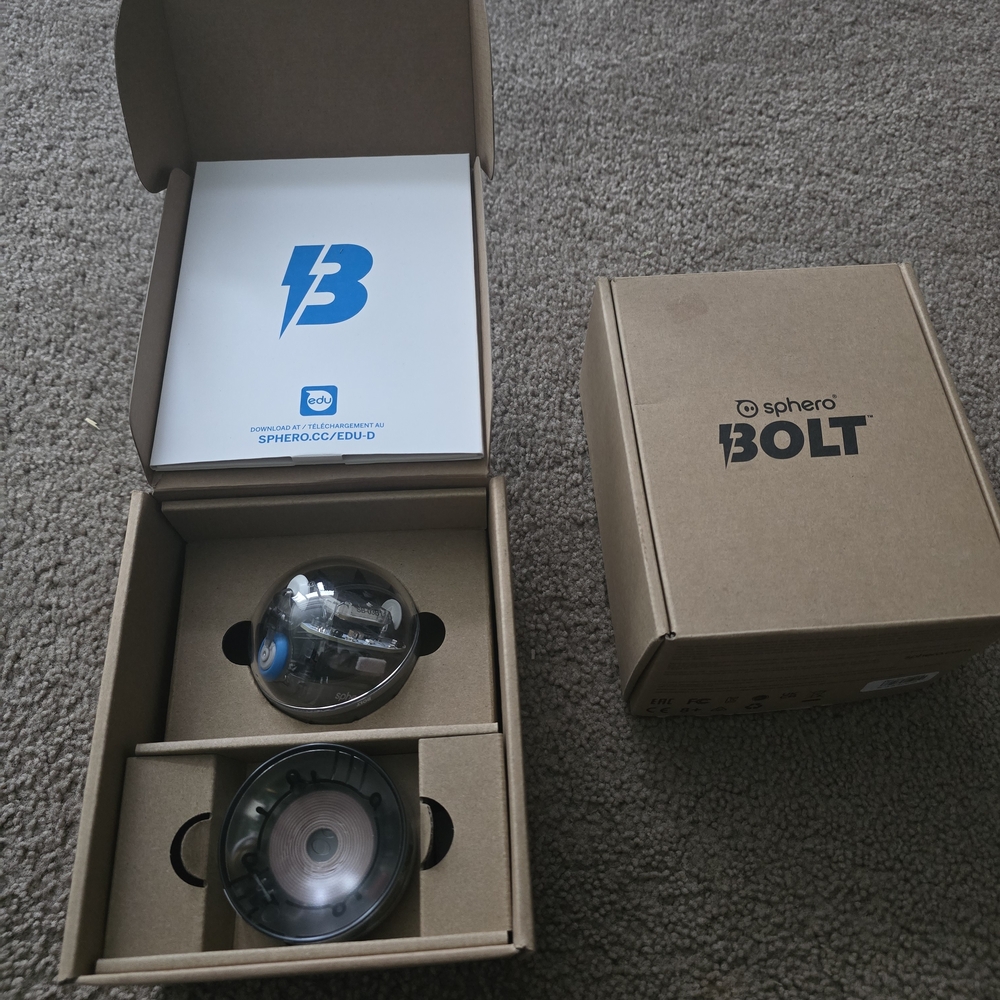 Sphero BOLT - Silver Interactive Robot. Price Is For The 2 I Have. Never Used
